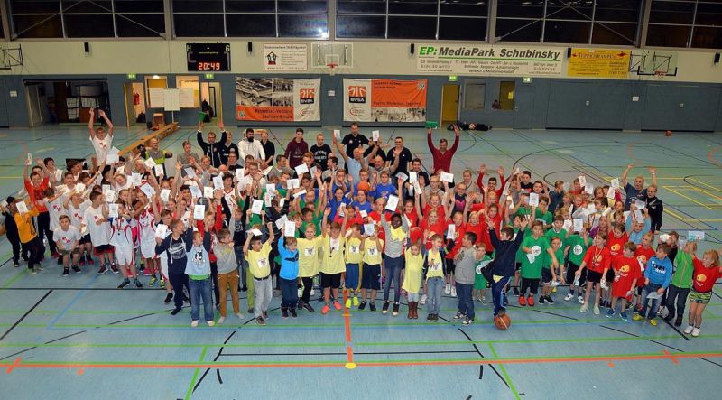 Die Kinder als wahre All Stars // Foto: BVSA